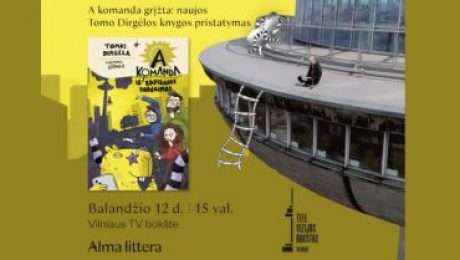 Tomo Dirgėlos knygos pristatymas TV bokšte